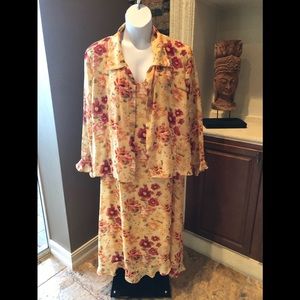 MARY MCFADDEN WOMEN SPRING COLLECTION 2 PC. DRESS